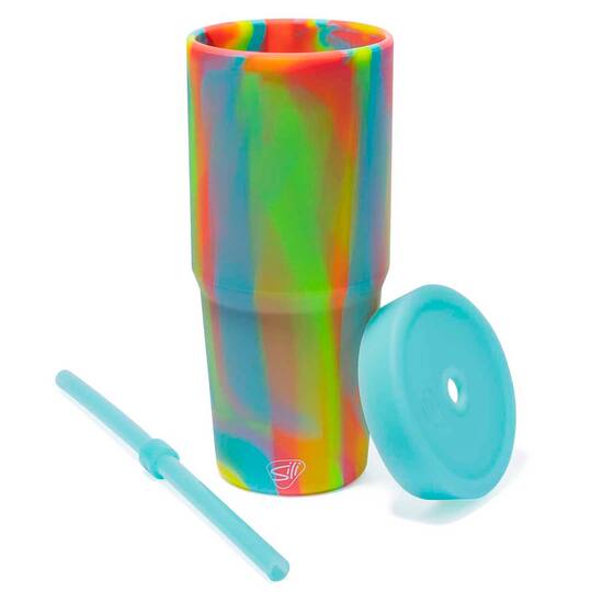 Silipint® 32oz. Silicone Tumbler with Straw
